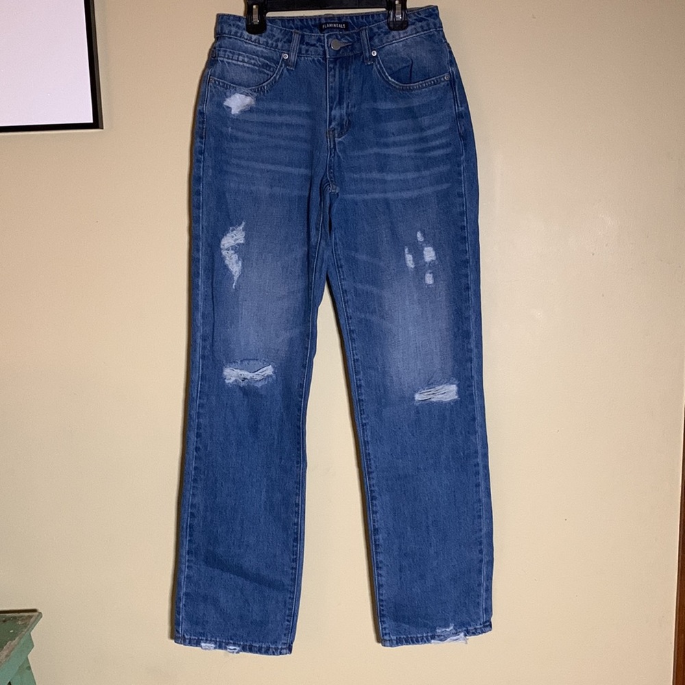 Flamingals Jeans Women’s Sz XS Button and Zipper Closure